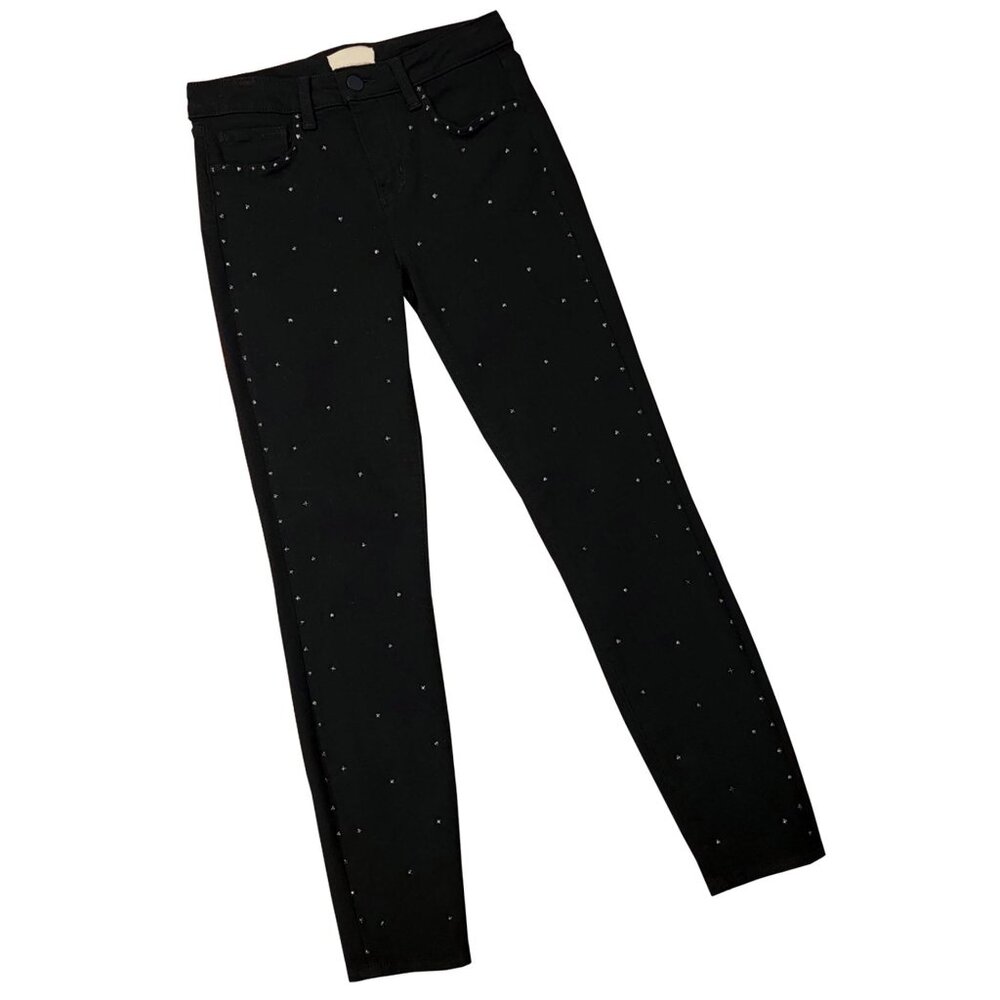 Constellation Embellished Women's Black Denims